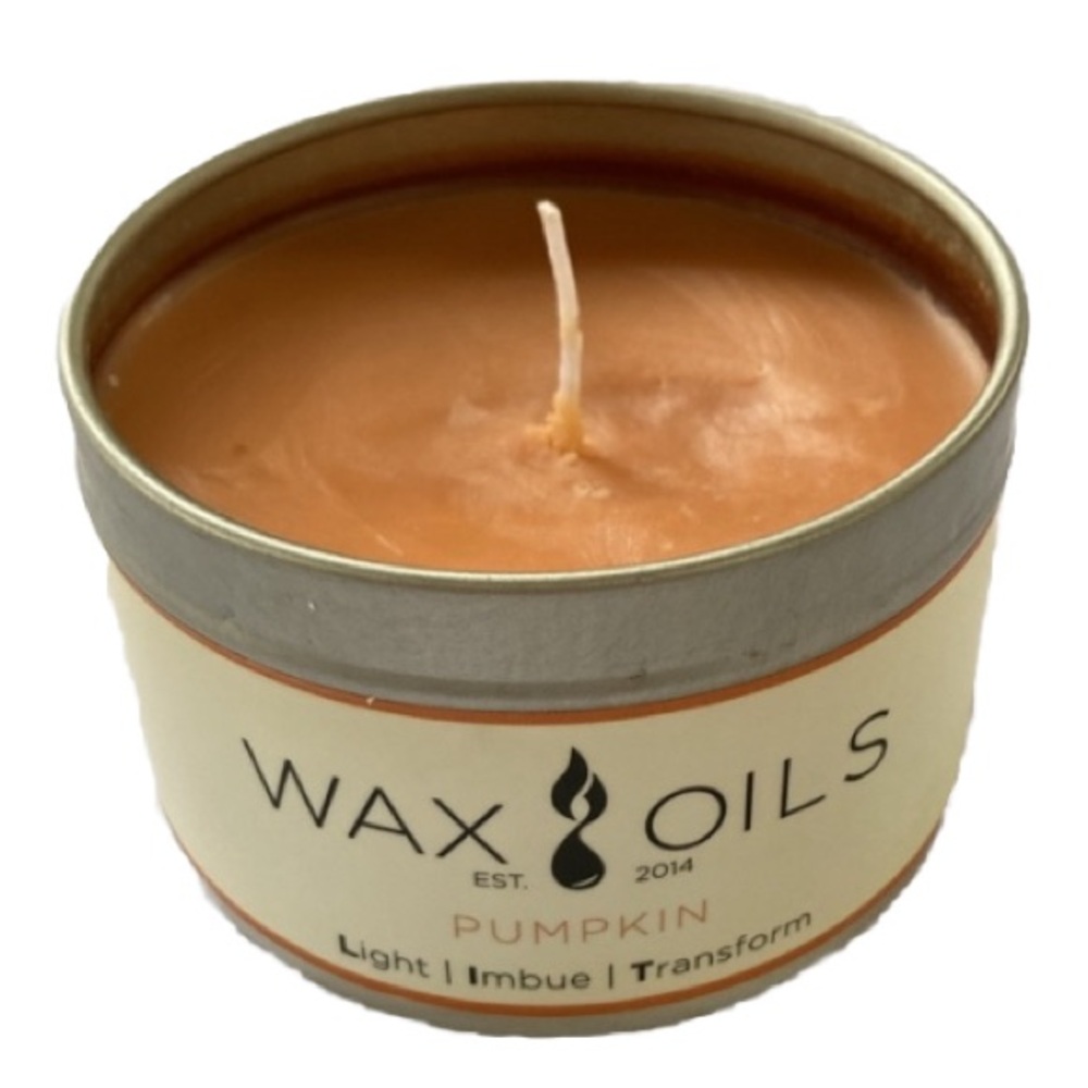 WAX OILS Pumpkin Light Imbue Transform Soy Candle 8 oz